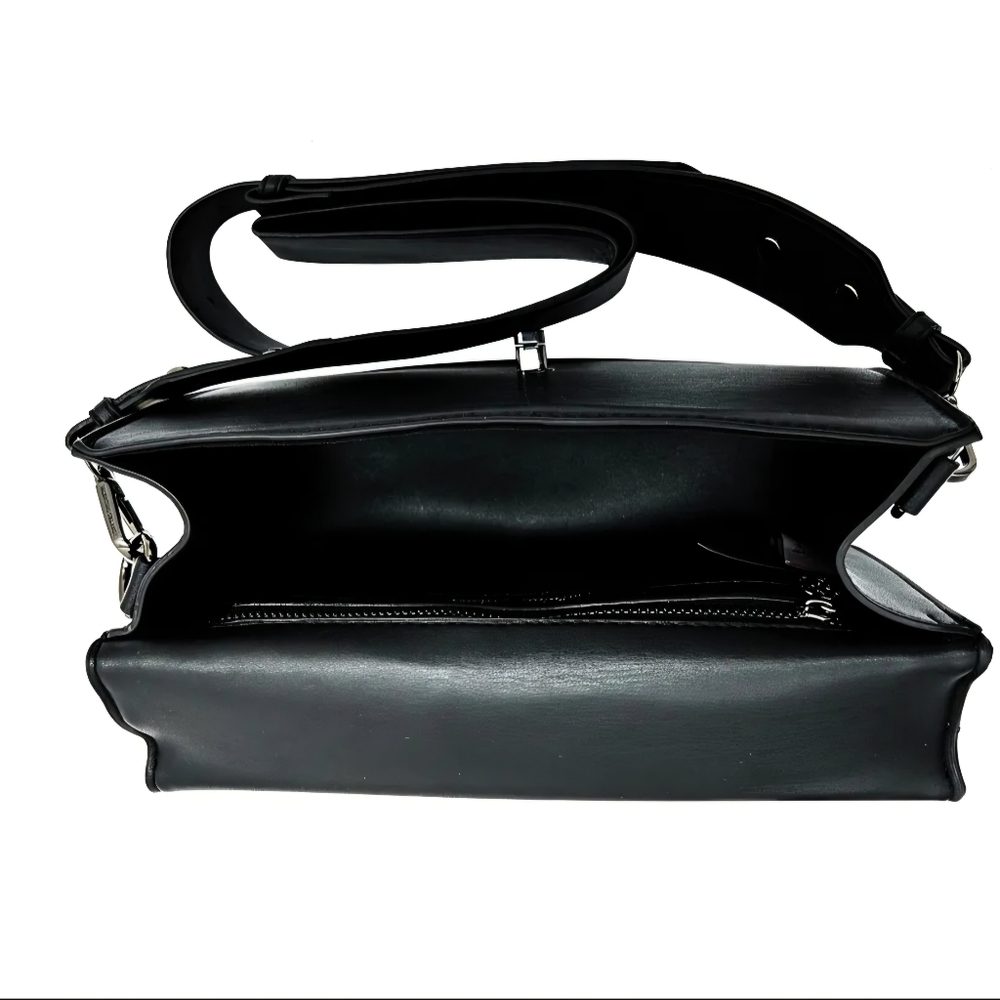 NWT Valentino Orlandi Black Crossbody Bag - Picture 8 of 10